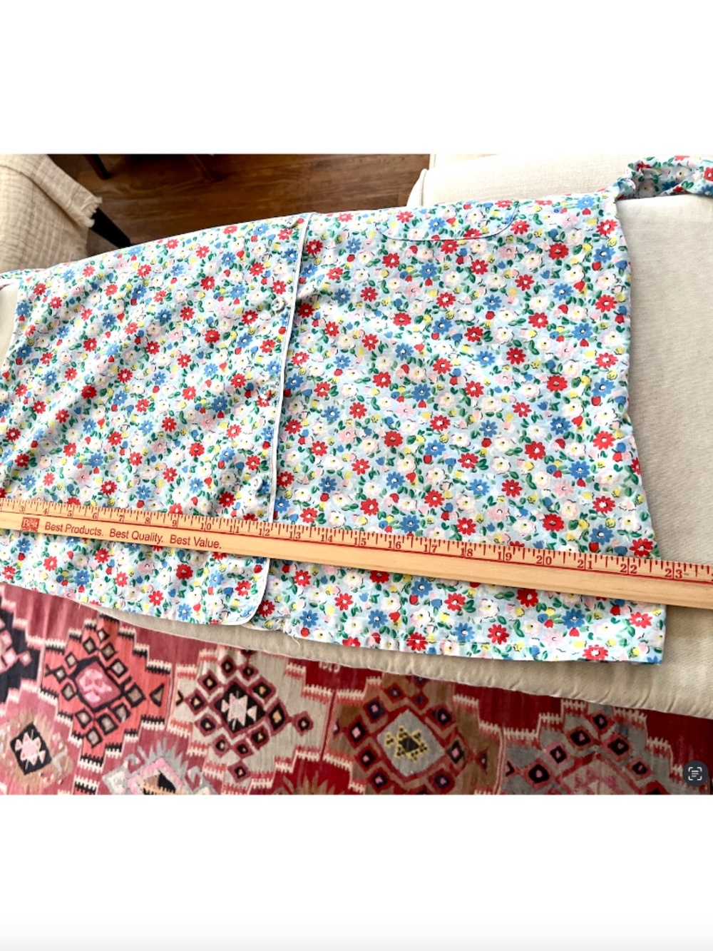 CATH KIDSTON Ditsy Floral Cotton Long Pajamas Set - L - Picture 11 of 15
